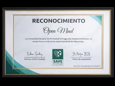 Reconocimiento SAVE Football (2026)